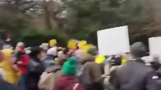 Dublin Today In Protest Against Fighting Age Illegal Immigrant!