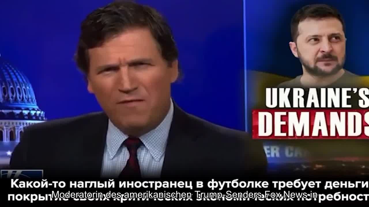Der Moderator des amerikanischen Trump-Senders Fox News rief beleidigend dazu auf, der Ukraine kein