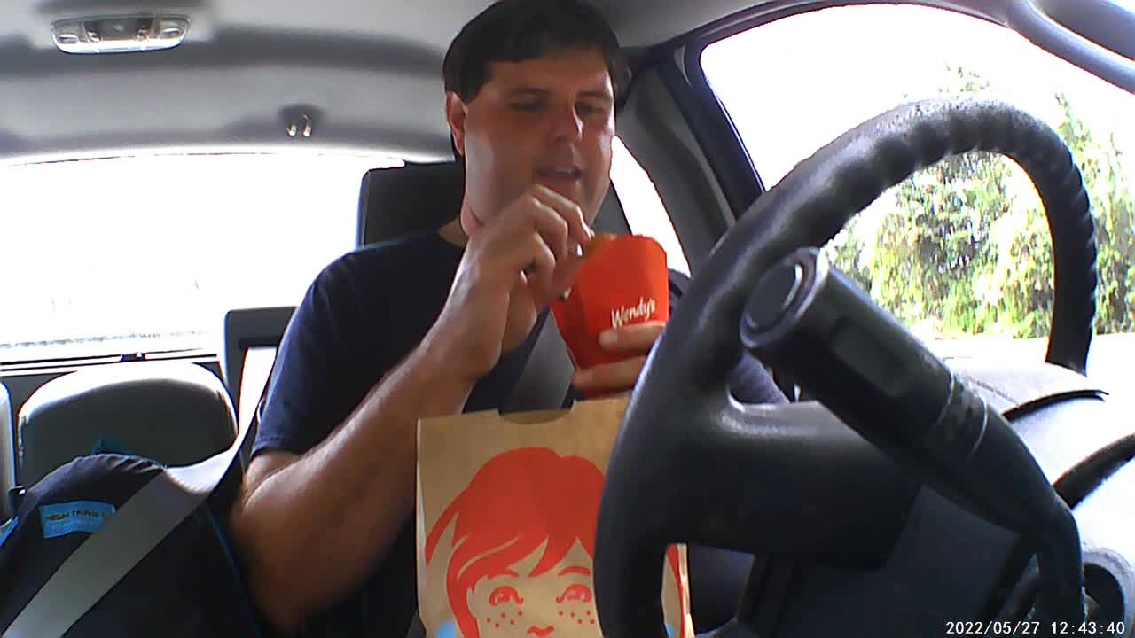 Vance Vlog: Eating Wendy's For Lunch (Eating In The Truck)