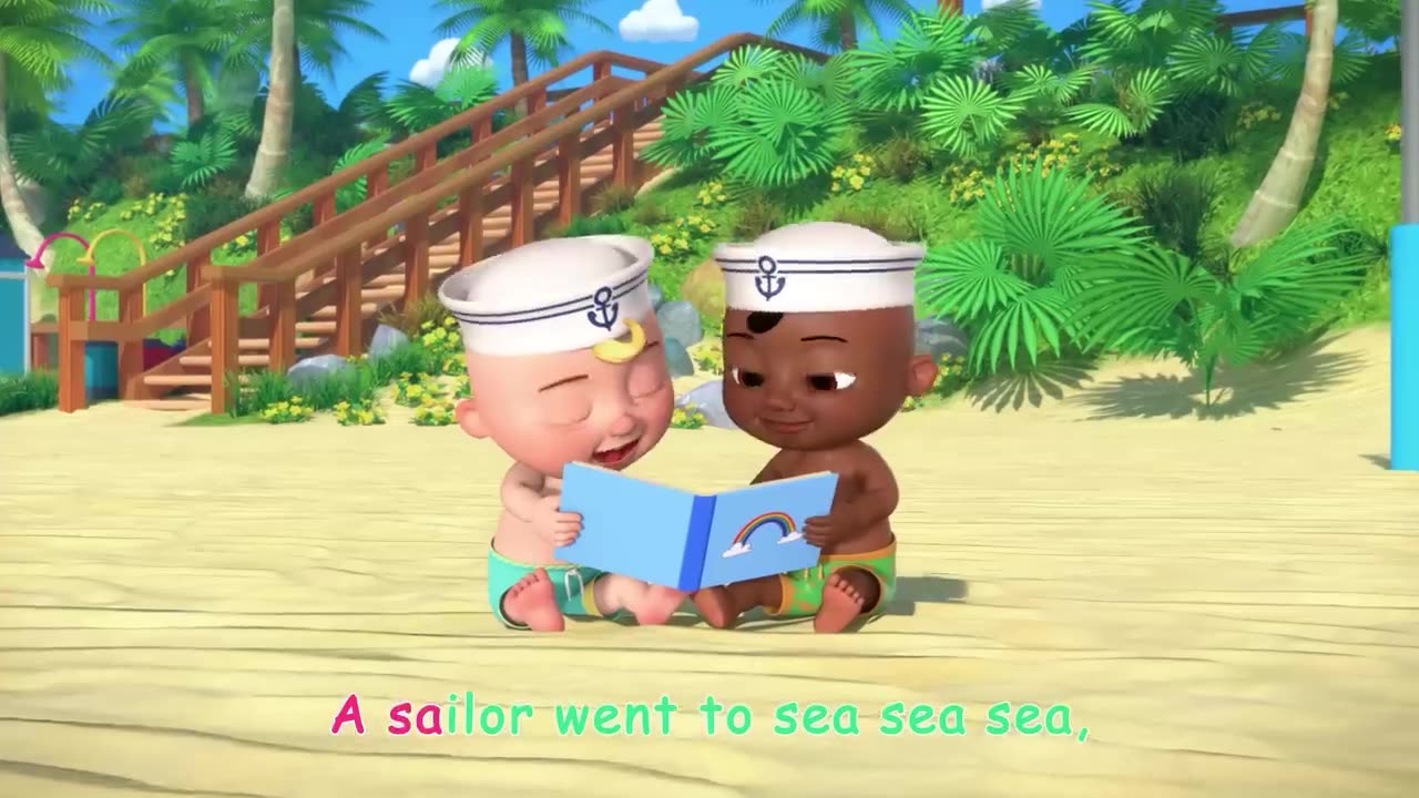 Playdate at the Beach Song | The Sailor Went to Sea | CoComelon Nursery Rhymes & Kids Songs