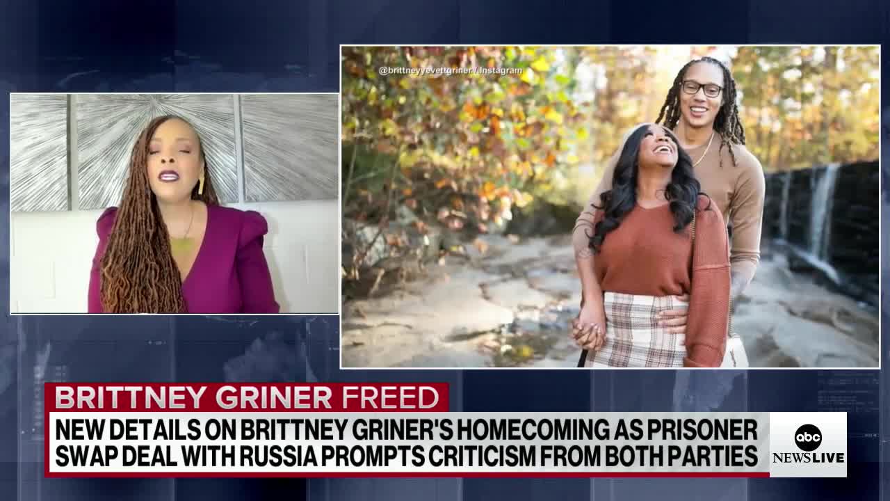 GRINER'SHOMECOMING ASPRISONER SWAP DEAL WITH RUSSIA PROMPTS CRITICISM FROM BOTH PARTIES