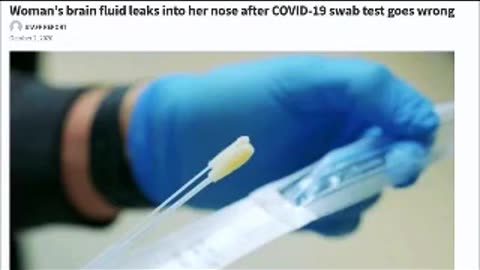 don't take the nose swab test