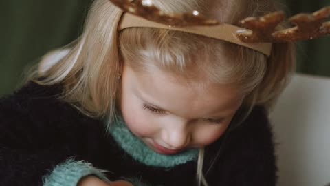Cute baby playing cutely