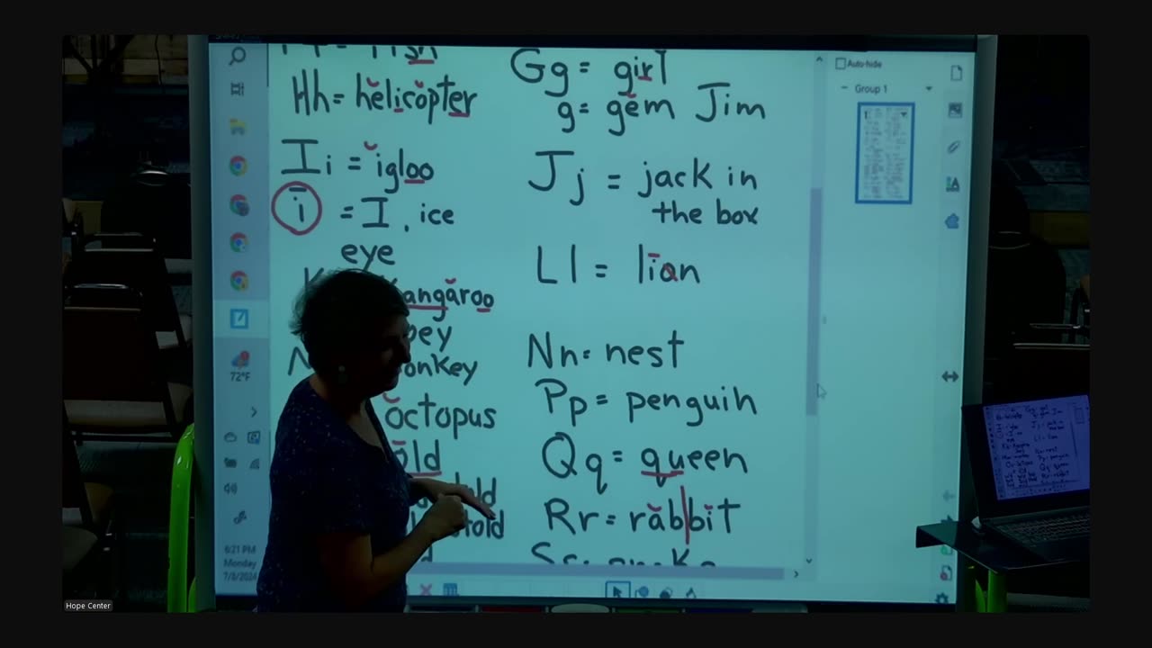 7/8/24 Alphabet Sounds - Plural/Singular Nouns Sonidos del alfabeto: sustantivos plurals/singulares