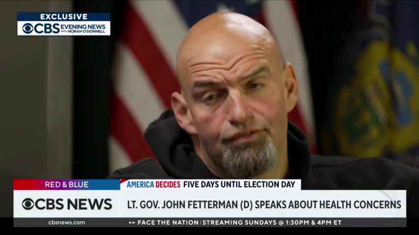 John Fetterman Assures Pennsylvania He Is "Absolutely Sit To Serve”