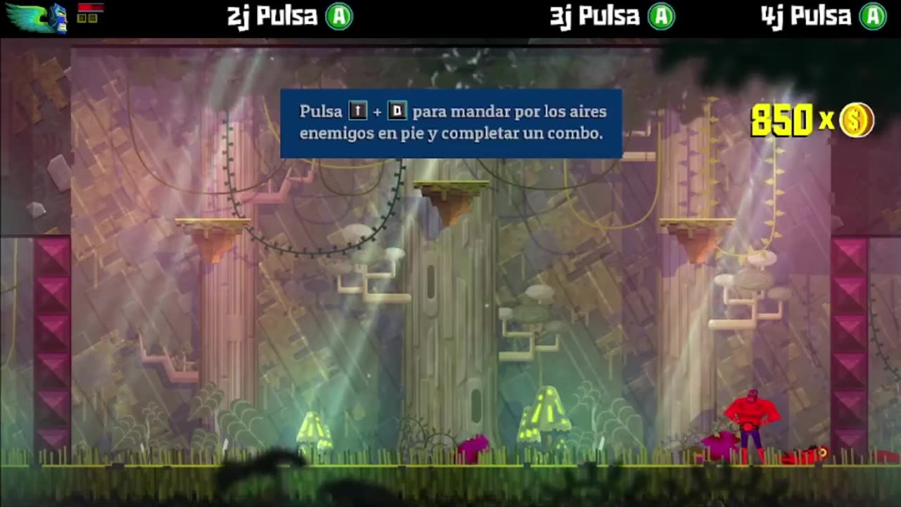 Peleando contra plantas Part 1 (Guacamelee! Super Turbo Championship Edition) #guacamelee