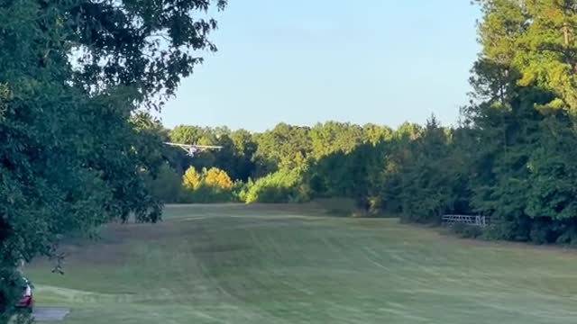 POV Your dad's backyard is also his own runway