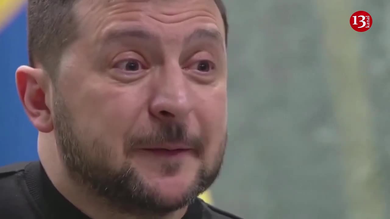 MOMENT: Zelenskiy fights back tears as he talks about his family