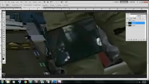 A woman studies NASA videos
