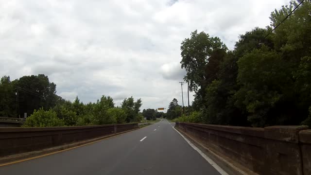 Crossing into NC from SC on Todays Ride