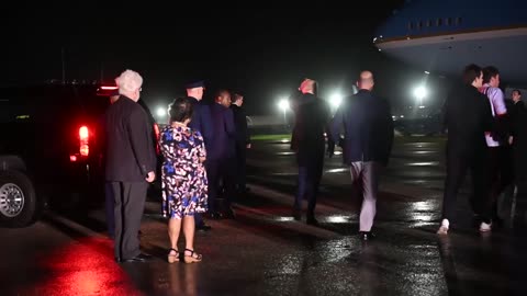 President Joe Biden visits Andersen Air Force Base, Guam, Nov