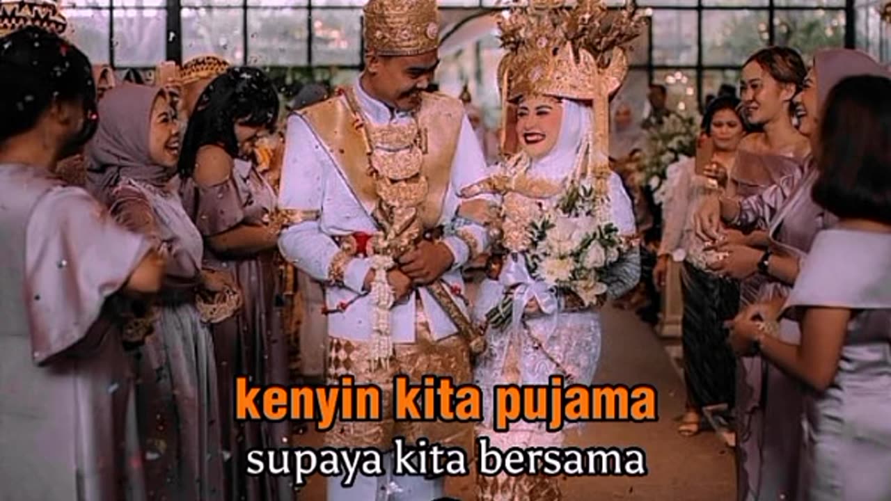 Traditional marriage from Lampung, Indonesia