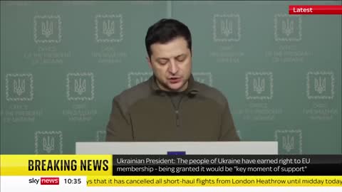 Ukraine crisis: 'We are in control of Kyiv' - Volodymyr Zelenskyy