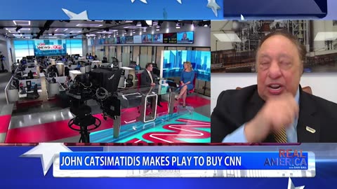 REAL AMERICA -- Dan Ball W/ John Catsimatidis, Who Will Obtain CNN News??, 6/26/23