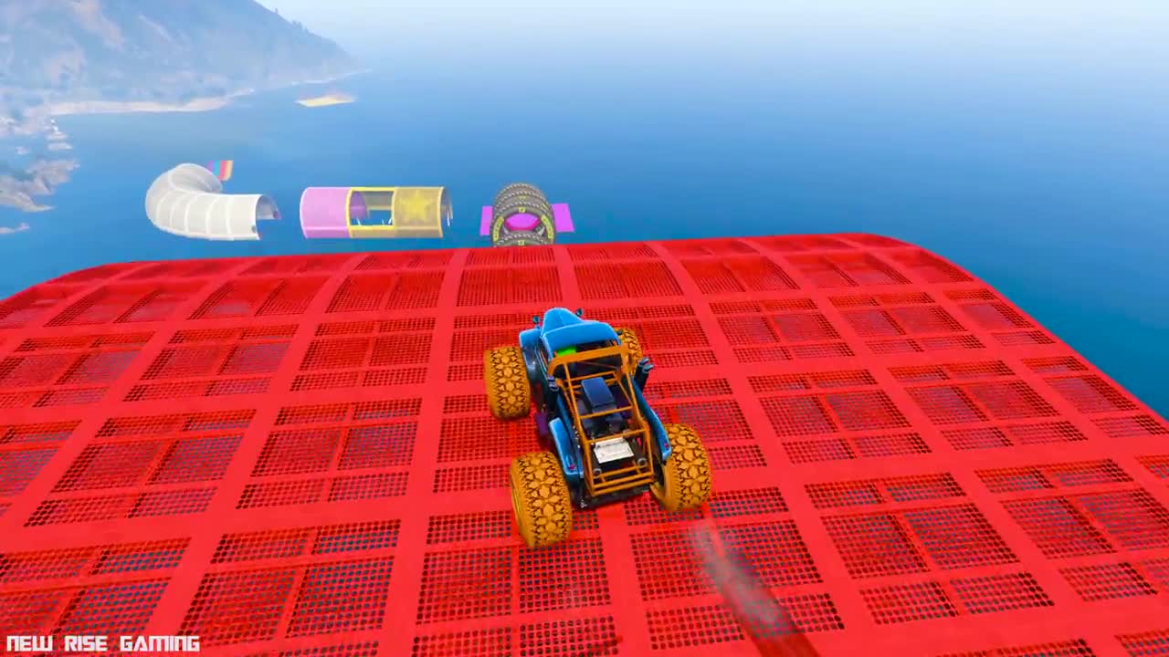 SPIDERMAN CARS MEGA Ramp Jump