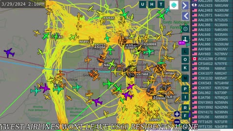 N4140W N545MA over Mormon Mafia Invaded towns - March 29th