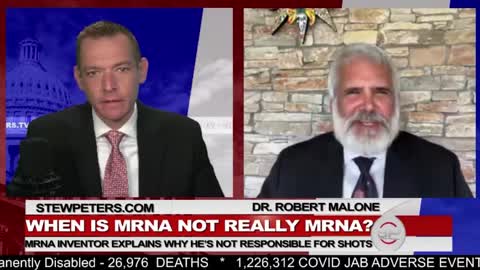 When is MRNA Not Really MRNA? Dr. Malone Explains Why He's Not Responsible for Shots