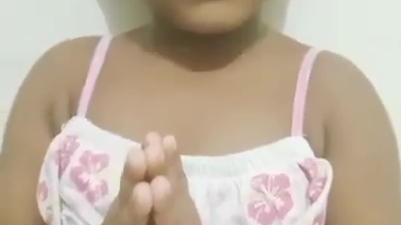 Recitation of Krishna mantra in child's voice.