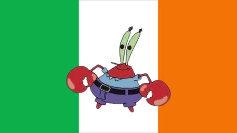 mr.krabs sings god save ireland a.i cover