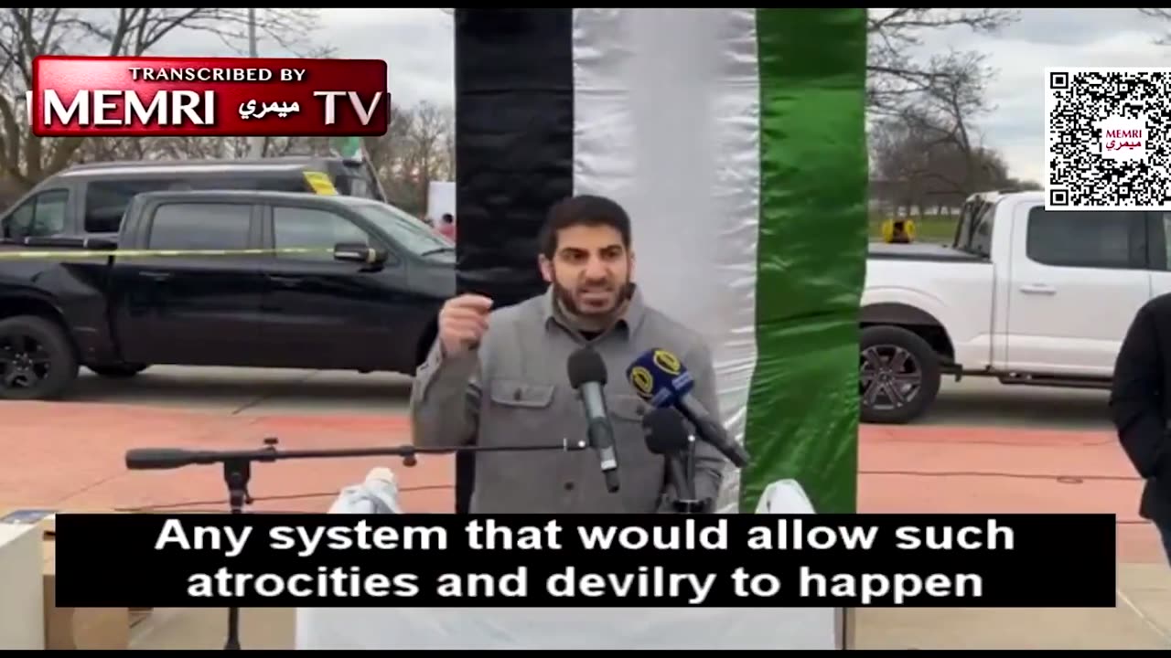 Anti-Israel protesters chant ‘Death to America’ & ‘Death to Israel’ at Michigan rally