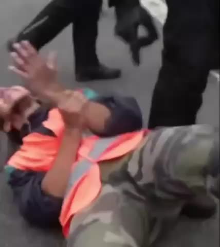 Police ripped their glued hands from the street! 😂 This is a must watch. Watch these libs cry