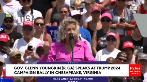 'Are You Ready To Retire Joe Biden' Glenn Youngkin Rips POTUS At Trump Post-Debate Virginia Rally