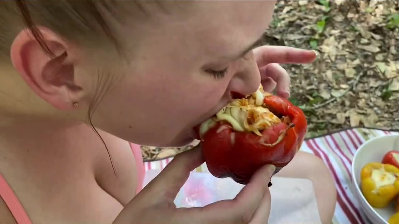 How To Make The Best Stuffed Smoked Bell Peppers