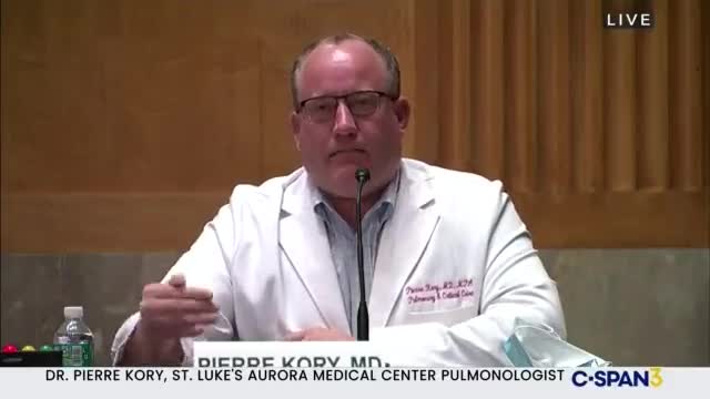 Dr. Pierre Kory US Senate hearing - 1vermectin is 100% cure for C0VID-19