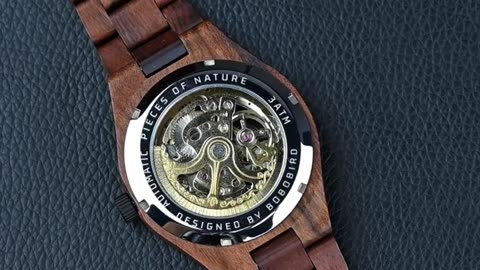 Top Luxury Men's Watches BOBO BIRD Mechanical Wristwatch Wooden Relogio Masculino Cus