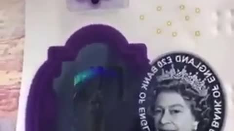 Why is there a 5G tower on the 20 pound banknote?
