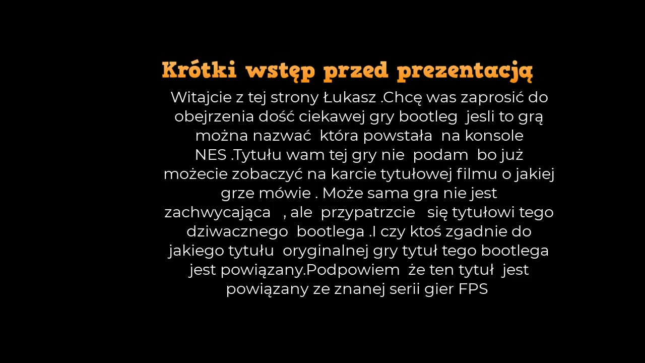 Prezentacja ciekawej gry bootleg na konsole NES i Famicom