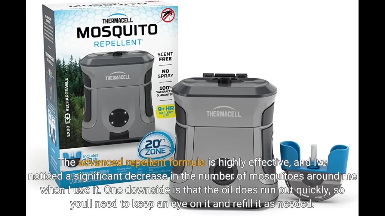 Customer Reviews: Thermacell Rechargeable Mosquito Repeller Refills; Advanced Repellent Formula...