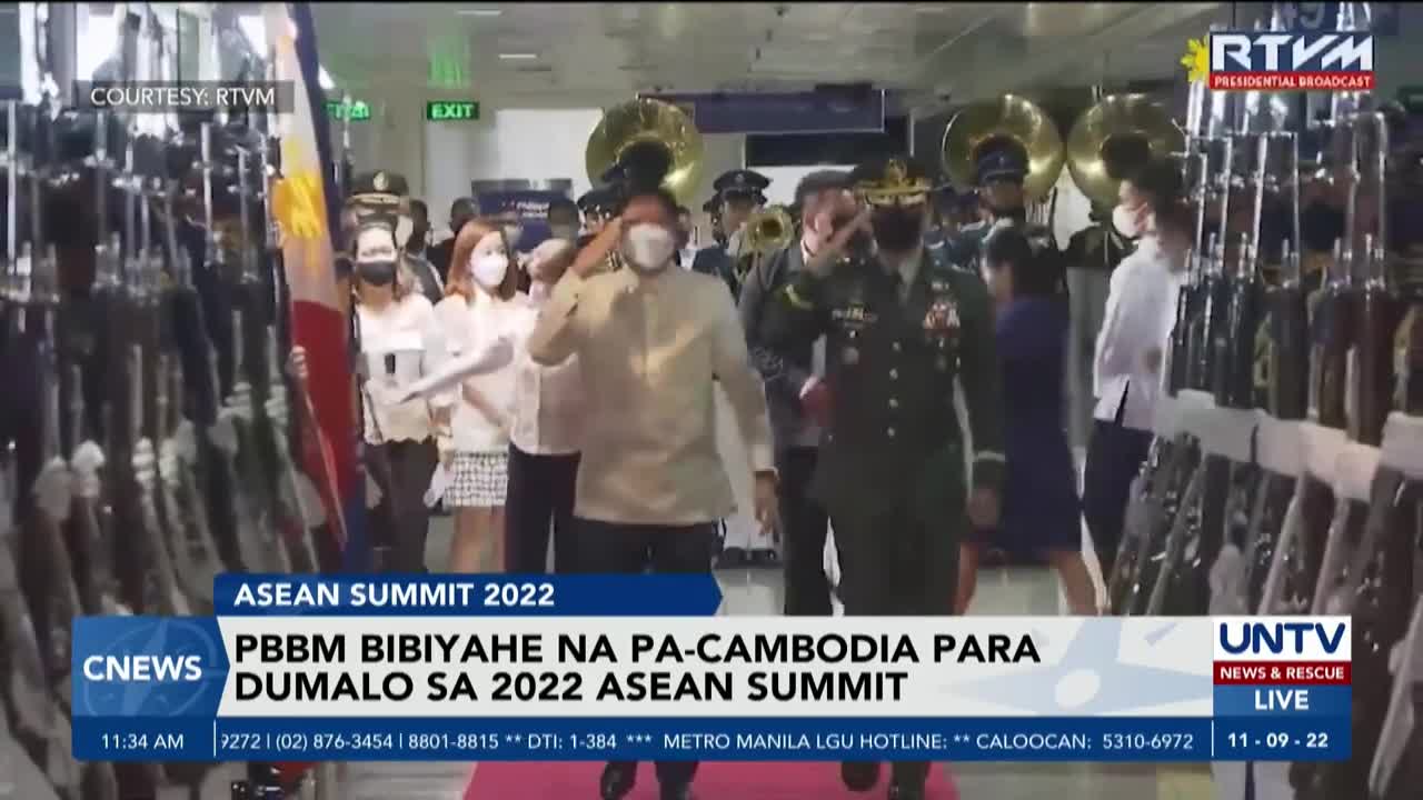 Pangulong Marcos Jr., bibiyahe na pa-Cambodia para dumalo sa ASEAN Summit