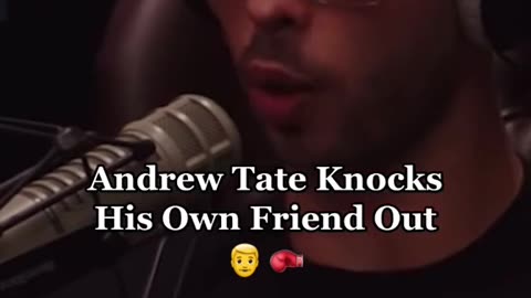Knocks his own friend out! | Andrew Tate | @a.n.d.r.e.w.t.a.t.e2