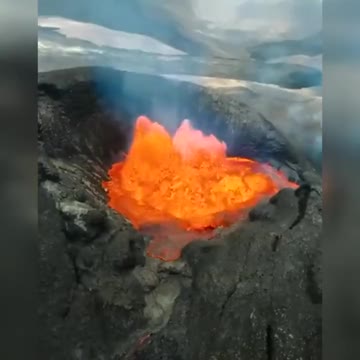 Eruption of Shiveluch volcano in Russia's