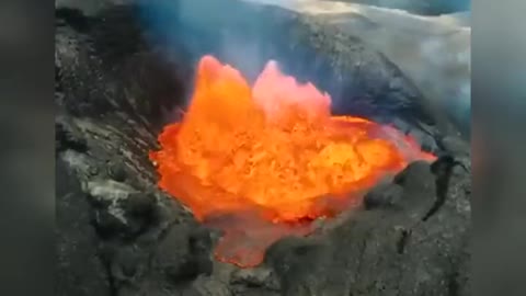 Eruption of Shiveluch volcano in Russia's