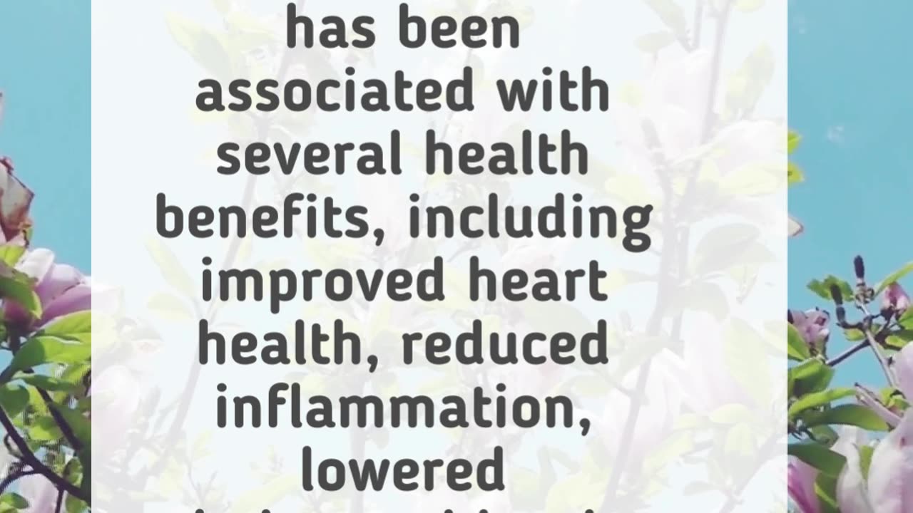 possible health benefits