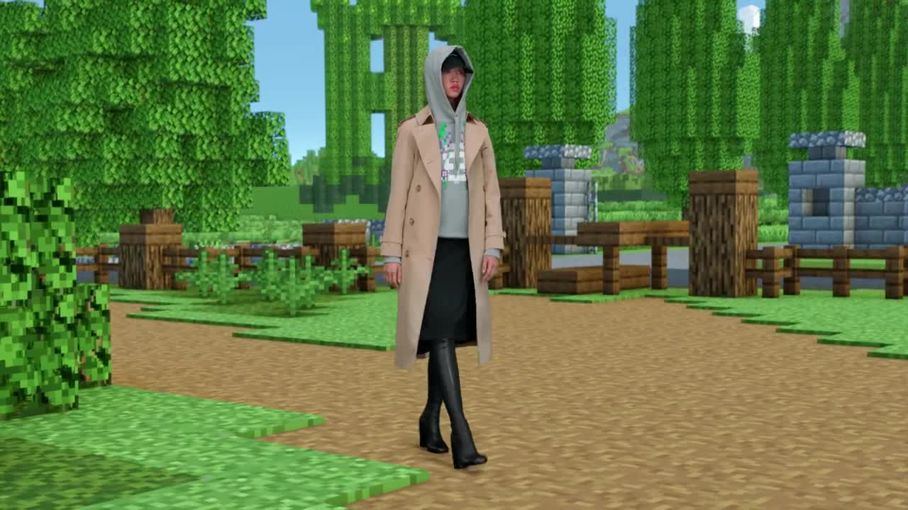 Burberry releases digital clothing collection _for the modern explorer_ in video game Minecraft