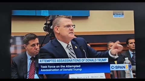 All hell just broke lose during the hearing with Secret Service director on Trump