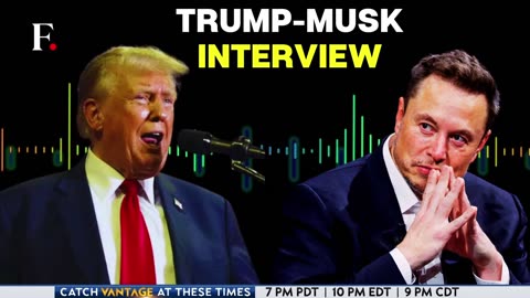 Donald Trump & Elon must talk.