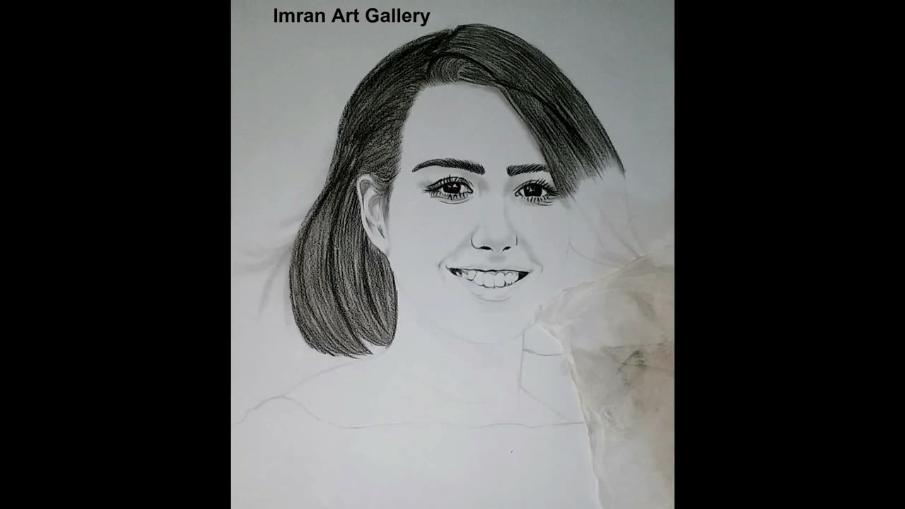 How to Draw Iqra Aziz Sketch | Pakistani actress