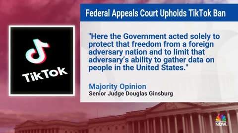 Federal Appeals Court Upholds TikTok Ban