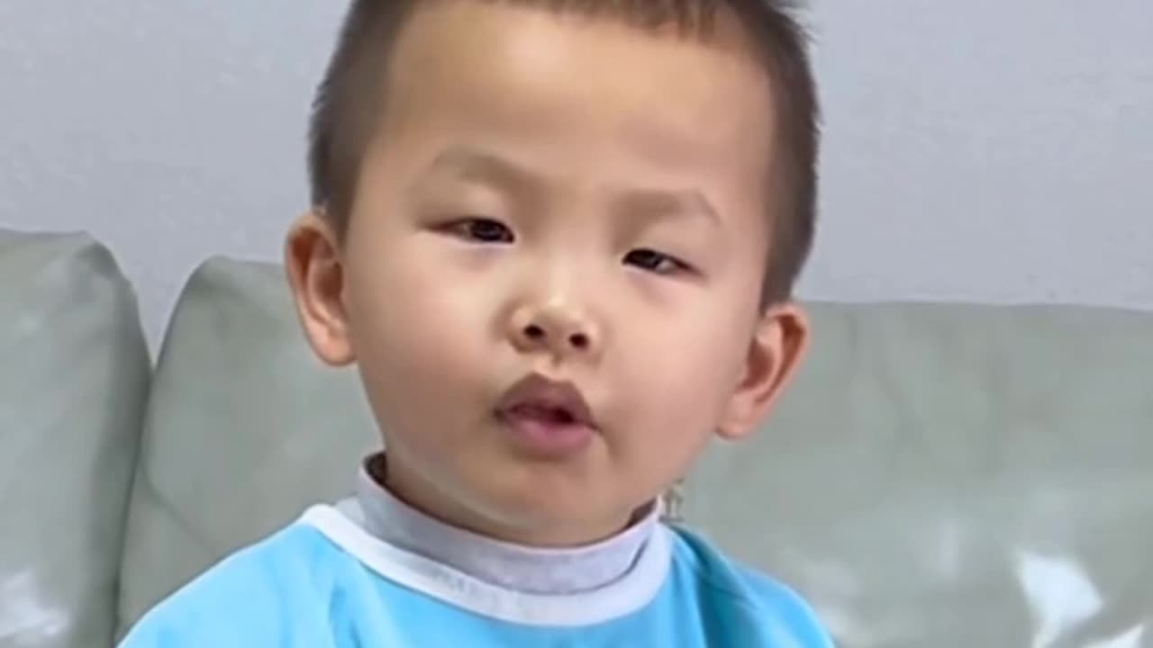 small child swollow the whole cow