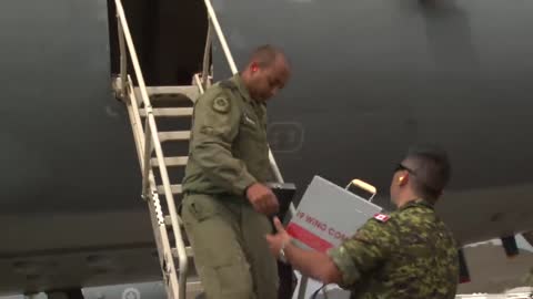 Canadian Air Force CP-140 Aurora Aircraft Arrive at Marine Corps Base Hawaii