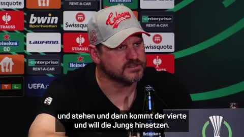 Steffen Baumgart mit legendärem Rant gegen die UEFA _ 1. FC Köln