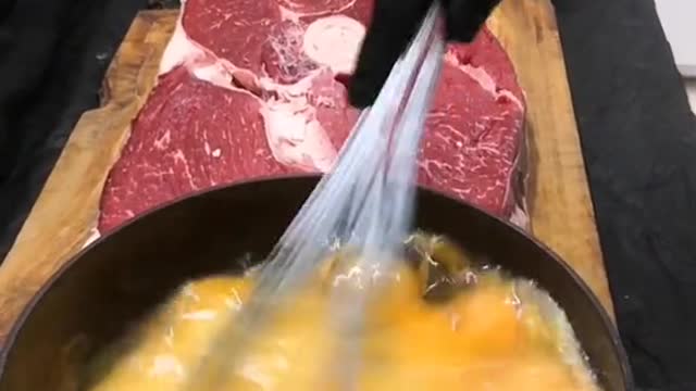 #mega#bistecca #steak#uova#cotoletta #fritta#p