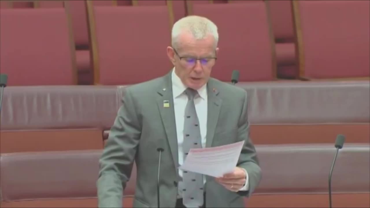 Senator Malcolm Roberts Exposes the WEF's 'Great Reset' Agenda: Control of Food, Energy, and Money