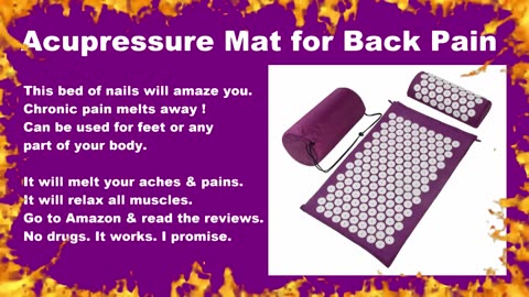 Acupressure Mat for Back Pain