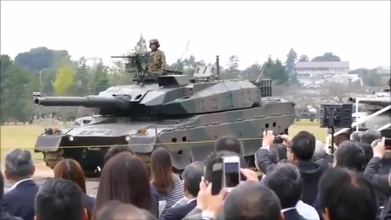 Japan's counter part to Germany's Leopard 2 stabilization tests