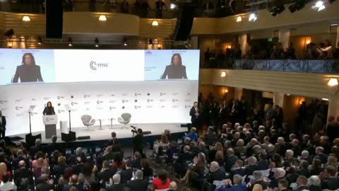 Kamala Harris says “Russia has committed crimes against humanity."